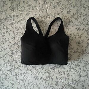 Supportive black Athleta bra, size 34DD